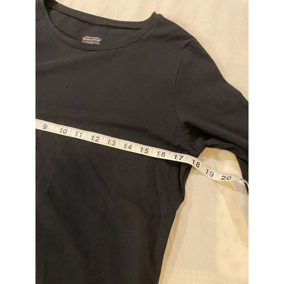 Pendleton Women's Black Long-Sleeve Crew Neck Cotton T-Shirt Size Large EUC - Picture 6 of 7
